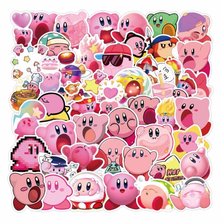 EVERLEYY Đề Can Anime Vali Đàn Ghi Ta Album Ảnh Kirby Cho Hành Lý Máy Tính