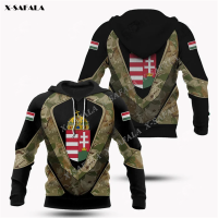 Xzx180305 ultimate embroidery color of arms flag army 3D print zipper Hoodie