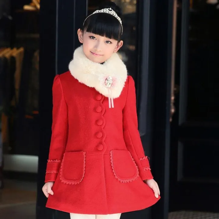 Girls Jackets Cotton Kids Outerwear, Winter Coat 4 5 Years Girl