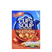 สินค้านำเข้า ♦ (x 1) Batchelors Cup a Soup Minestrone with Croutons 94g ซุปมิเนสโทรเน่กึ่งสำเร็จรูป