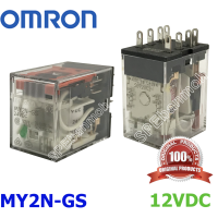 OMR-MY2N-GS-12VDC รีเล์ย์ Omron MY2N-GS with LED 12VDC 5A