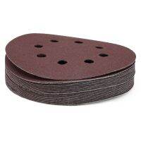 10/20pcs 5 Inch 8 Hole Round Sandpaper 125mm Flocking Sanding Discs Hook And Loop Sand Sheets Grit 40-2000 Polishing Stick Plate Power Sanders