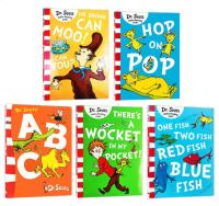 Dr.seuss Suthหนังสือภาพชุดสีน้ำเงินคลาสสิคของDr.seuss &amp; #39 ABC Hop On Pop