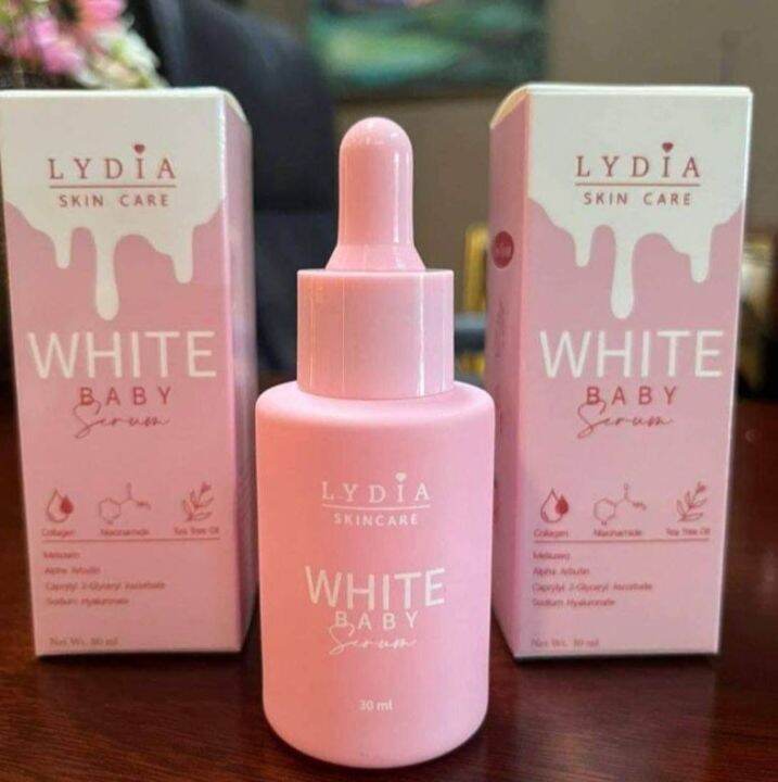 ลิเดีย-สกิน-แคร์-ไวท์-เบบี้-เซรั่ม-lydia-skin-care-white-baby-serum-เซรั่มหน้าเด็ก-ปริมาณ-30-มล