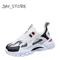 JAY_STORE  รองเท้าผ้าใบผู้ชาย รองเท้ากีฬาผช รองเท้าแฟชั่นผู้ชาย ใส่สบาย 2023ใหม่ 36Z230908