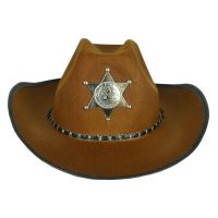 Cowboy Western Wild West Sheriff Hat Fancy Dress Halloween Western Cowboy Hat Venice Hat Pentagram Hat