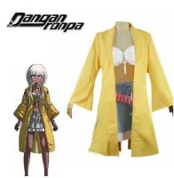 2020 ใหม่danganronpa V3: ฆ่าสามัคคีAngie yonagaชุดคอสเพลย์ผู้หญิงเครื่องแบบอะนิเมะฮาโลวีนชุดสีเหลือง