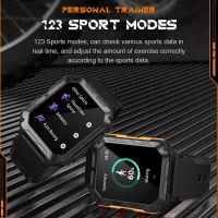 Military Smart Watch Men Waterproof IP68 BT Call Fitness Tracker 123 Sports Intelligent Wirst Smartwatch for Android Phone 2023