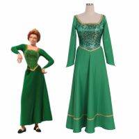 ชุดเดรสคอสเพลย์ Monster Shrek COS Princess Fiona สีเขียว