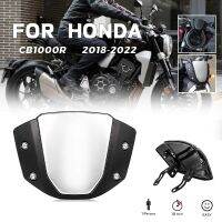 สำหรับฮอนด้า CB1000R 2018-2022กระจกรถจักรยานยนต์ที่แผ่นบังแดดติดกระจกหน้ารถกระจกบังลมหักเหรถจักรยานยนต์