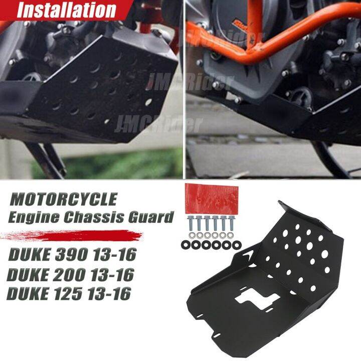 for-ktm-duke-125-200-390-duke390-duke125-2013-2016-motorcycle-engine-base-chassis-spoiler-guard-cover-skid-plate-pan-protector