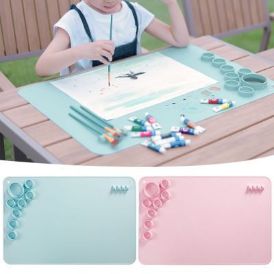 【CC】 Silicone Pigment Non-Stick Painting for Ink Blending Transfer Watercoloring Children