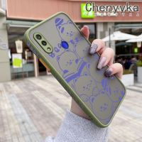 เคส Chenyyka สำหรับ Xiaomi Redmi โน๊ต7 Note 7 Pro Note 7S เคส Note7เต็มหน้าจอลายหมีมีน้ำค้างแข็งโปร่งใสบางขอบสี่เหลี่ยมแข็งกันกระแทกปลอกซิลิโคนคลุมทั้งหมดเคสนิ่มสำหรับป้องกัน