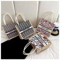 Influencer Same Style Linen Bag Female Fashion Shopping Japanese Handbag All-Match Trendy 【AUG】