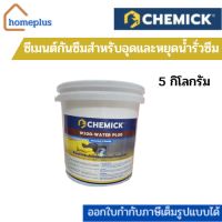 CHEMICK ซีเมนต์กันซึมสำหรับอุดและหยุดน้ำขณะรั่วซึม 5 กิโลกรัม