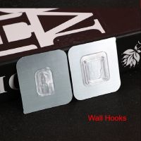 Sided Adhesive Wall Hooks Hanger Transparent Cup Sucker Double-Sided