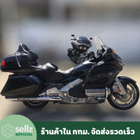 ผ้าคลุม สีเงิน-ดำ สำหรับ รถ HONDA GOLD WING 1800 , F6B , Harley Davidson Road Glide, Street Glide, Road king ,BMW R 1200GS ,BMW R 1250GS , รถทัวร์ริ่ง-ออฟโรด ขนาดใหญ่รุ่นต่างๆ