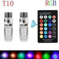 Rgb 194 W5W T10 Led 168 W5W 5050 Smd รถยนต์โดมรถยนต์ไฟอ่านหนังสือโคมไฟ Led Rgb กับตกแต่ง Mobil Remote Control