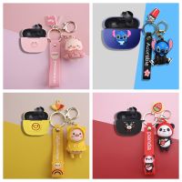 Cute Cartoon Anime Earphone Cover for Xiaomi Redmi Buds 3 Lite Earphone Wireless Headphone Case Box with Lovely Doll Keychain Wireless Earbuds Accesso