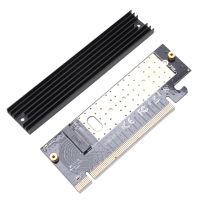 M.2 Nvme อะแดปเตอร์ Ssd M2สำหรับ Pcie 3.0 X16การ์ดคอนโทรลเลอร์ M รองรับอินเตอร์เฟส Pci Express 3.0 X4 2230-2280ขนาด