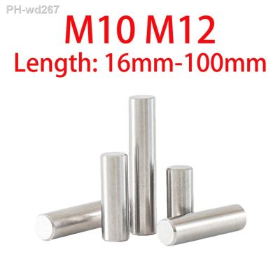16mm-100mm 304 Stainless Steel Cylindrical Pins Locating Dowel M10 M12 Parallel Pins Fastener Solid Cylinder Metal Dowel Pins