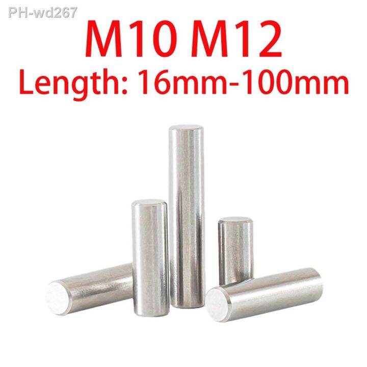 16mm100mm 304 Stainless Steel Cylindrical Pins Locating Dowel M10 M12