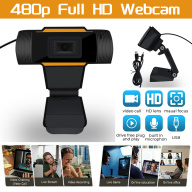 Webcam Máy Tính 480P HD Pixel Máy Quay Video HD Mạng USB Có Mic Cho Máy Vi Tính Máy Tính Xách Tay thumbnail