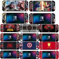 Marvel Spiderman Captain America PC Protective Case For Switch OLED NSOLED Game Console Spiderman Cover Protection Shell