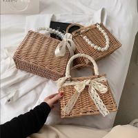 【jw】♙✾∈  for Handbags Rattan Shoulder Knitted Storge Small Totes 2023 New Fashion