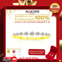 Nakorn Gems แหวนเพชร แหวนเพชรแท้ แหวนแต่งงาน แหวนเพชรแท้ผู้หญิง แหวนทองคําแท้18K (ทอง75.%)หนัก 1.35 กรัม ฝังเพชรแท้น้ำ99 หนัก21 ตัง ของแท้มีใบรับปร6