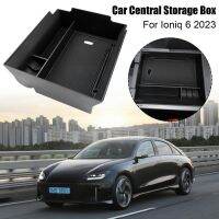 New For Ioniq 6 2023 Rubber Armrest Storage Box Car Central Storage Box Auto Interior Ioniq 6 Accessories 2023 O8p6