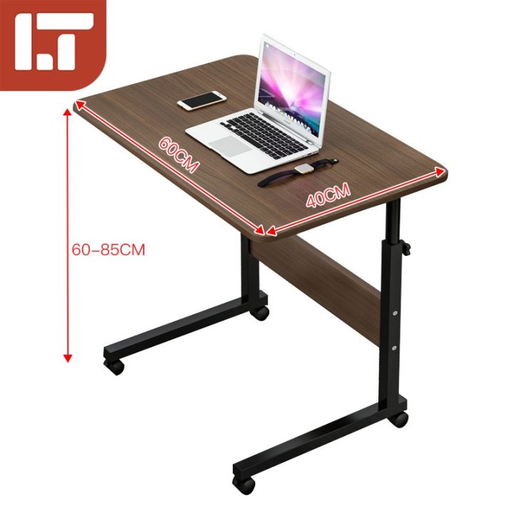 adjustable-height-bedside-laptop-table-mobile-laptop-desk-bed-side-study-table-meja-belajar-sofa-side-table-with-wheels