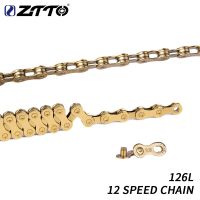 ZTTO MTB Bike 12 Speed Gold Chain 126L 126 Links 1X12 System Power Lock Connector Missing Link 12s chain For Mountain Bicycle