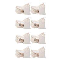 400 Pack Cotton Muslin Bags Sachet Bag Multipurpose Drawstring Bags for Tea Jewelry Wedding Party (4 x 6 Inches)