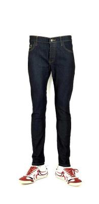 jeans กางเกงยีนส์ กางเกงยีนส์ขายาวชาย ผ้าฟอกนิ่ม เดฟผ้ายืด สีดำ-สนิมส้ม-น้ำเงินเข้ม Size 28-44