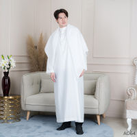 ชุดโต๊ปแขนยาว Thawb ชุดเดรสชาย AD64 ชุดเดรสยาว ชุดเดรสออกงาน ชุดมุสลิมชาย ชุดโต๊ปอิสลาม เสื้อผ้ามุสลิม