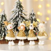 Chloeh Hornbye Shop Christmas Angel Doll Hanging Decoration Xmas Ornament For Home Decor Plush Cute