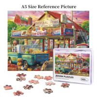 Country Life - Country Shop Wooden Jigsaw Puzzle 500 Pieces Educational Toy Painting Art Decor Decompression toys 500pcs
