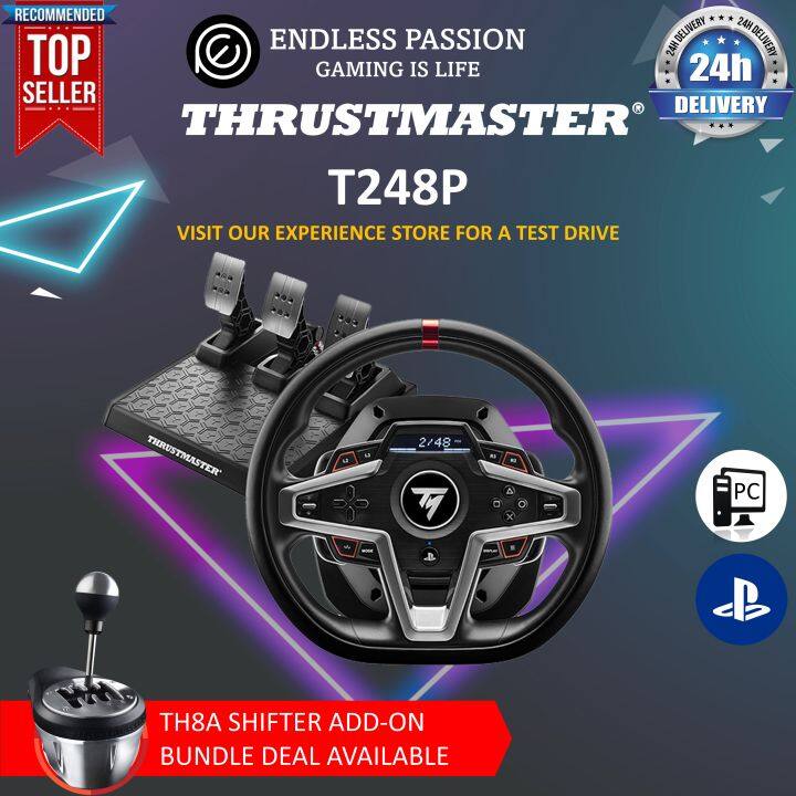 Thrustmaster T248 PS Version Racing Wheel (PS5,PS4,PC) | Lazada