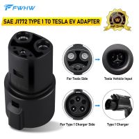 FWHW EVSE Adaptor For TESLA GBT Type 1 To Type 2 EV Adapter Convertor SAE J1772 To Tesla EV Charger Connector For Electric Car