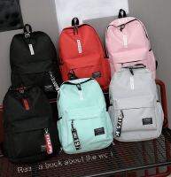 กระเป๋าสะพายหลังหลายสี ผ้างานดีผ้าหนาใบใหญ่  ขนาด30*38*12 (BYS)