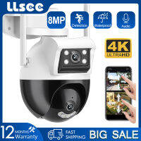 LLSEE YOOSEE เลนส์คู่ WIFI กล้องวงจรปิดไร้สายกลางแจ้ง 360 องศา Night Vision สีสัญญาณเตือนการสื่อสารสองทาง