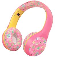 Kids Headphones, Over-Ear Bluetooth 5.0 Headphones, Foldable Wireless Headphones with Mic, Soft Ear Cushions