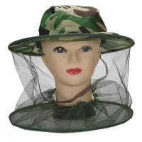 [hot]1pcs Camouflage Beekeeping Anti-mosquito Bee Bug Insect Fly Apparel Caps Fishing Fishing Net Hat Mask Head A1S8