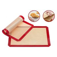 【YF】 Reusable Silicone Baking Mats Non-Stick BBQ Grill Mat Pad Sheet Oven Picnic Cooking Cookie Tray Barbecue Tools