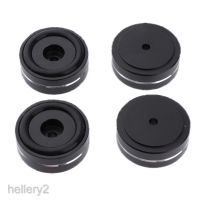 4pcs Speaker Spike Feet Isolation Foot Stand Amplifier Base Pad Φ40mmx15mm