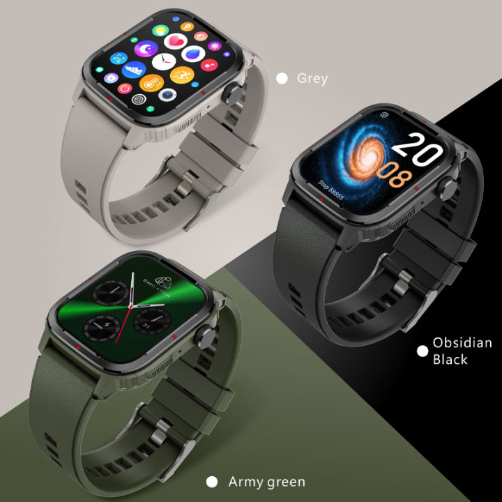 Aolon Smart Watch Tetra S Hi-Fi AAC high-fidelity speakers Body Temperature  Sp02 Heart rate monitoring Sports Watch new design Custom Wallpaper Call  jam tangan perempuan waterproof Smartwatch smart band watch For Android |