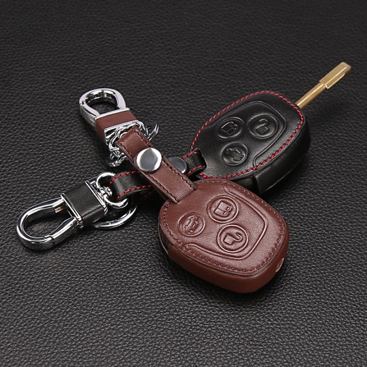 genuine-leather-car-key-cover-sticker-set-protector-accessories-fit-for-ford-mondeo-fiesta-focus-c-max-ka-galaxy-remote-holder