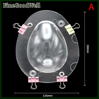 FineGoodWell 3D โพลีคาร์บอเนตช็อกโกแลตแม่พิมพ์ Happy easter EGG Chocolate Mold