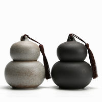 Luwu ญี่ปุ่นเซรามิคชาแคดดี้ gourd ชา Canisters Kung Fu ชาอุปกรณ์เสริมสำหรับ Tea